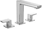 Sapho TURSI 3-Loch Waschtischarmatur, Chrom - Silber
