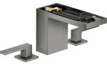 hansgrohe AXOR MyEdition 3-Loch Waschtischmischer 110, mit Push-Open Ablaufgarnitur,