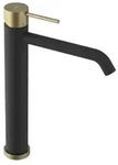 Sapho ULTRASAN Waschtischarmatur, Schwarz matt/Gold matt - Schwarz/Gold