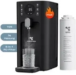 SUSGREENABLE Wasserfilter Umkehrosmoseanlage Wasserfilter, 5 stufiger RO-Filter...