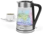 Salter Irisierender Wasserkocher , 1,7L mit blauer LED-Beleuchtung, BPA-frei, An