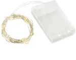 Linder Exclusiv Batteriebetriebene Kette 50 LED Warm White - Transparent