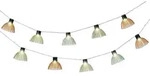 Solar Party-Beleuchtung Plastik 10 LED L.450cm multi/warm wei&szlig; - Bunt