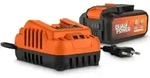 Powerplus 2x20v 5.0/2.5ah Ladeger&auml;t Und Batterie Orange Orange One Size - Orange