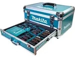 Makita X9 Alu Schubladen Koffer + 96 tlg. Zubeh&ouml;r Set