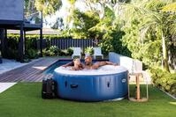 Intex 28486 Whirlpool PureSpa Bubble bis 4 Personen aufblasbar 180cm 100 D&uuml;sen