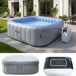 Whirlpool MCW-N97, 6 Personen, In-/Outdoor heizbar aufblasbar Pumpe PVC laminiert,
