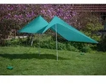 Meister Sonnensegel 210 x 210 cm LSF50+ F&uuml;r bis zu 4 Personen gr&uuml;n Strandzelt