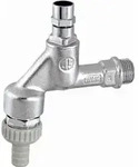 Js Auslaufventil Mit Rb,Rv,Sv Steckschl.-Ot,3/4",Matt Chr.,Dvgw
