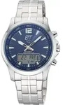 ETT EGA-11716-31M Funk-Solar Herrenuhr Professional Worldtimer Blau - Blau