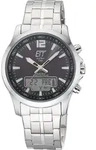 ETT EGA-11715-21M Funk-Solar Herrenuhr Professional Worldtimer Schwarz - Schwarz