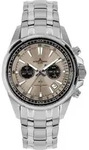 Jacques Lemans 1-2117ZG Herrenuhr Chronograph Liverpool Stahl/Braun - Braun