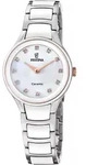 Festina Armbanduhr Ceramic Silver - Mother-of-pearl - Silber