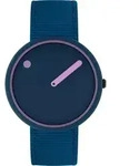 Picto R44025-R003 Deep Blue and Pink Reef Uni 40mm 5ATM - Blau
