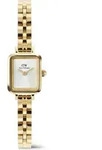 Daniel Wellington Damenuhr Daniel Wellington Quadro Mini Arch 3-link Wei&szlig; Sunray