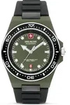 SWISS MILITARY HANOWA Herrenuhr Quarzuhr schwarz / gr&uuml;n onesize Herren 45