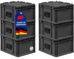 SuperSparSet 6x Eurobox NextGen Portable Germany | HxBxT 23,5x30x40cm | 20...