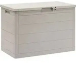 TOOMAX Garten-Aufbewahrungsbox WOODYS 160 l - Hellgrau