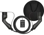 Deltaco E-Auto EV-Ladekabel + Tasche, Typ2 auf Typ2, 16 A, 11 kW, 3-phasig, 3m
