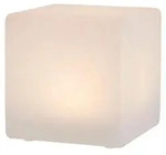 Kynast Solar W&uuml;rfelleuchte LED 20x20cm Milchglas Optik 1 St&uuml;ck - Wei&szlig;