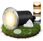 SSC-LUXon MARNE Bodeneinbaustrahler Au&szlig;en IP67 Lampe - inkl. LED 6W GU10...