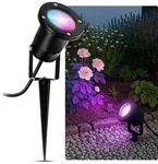 SSC-LUXon KARI Gartenstrahler mit Erdspie&szlig; schwarz IP65 &ndash; Smart WLAN GU10 4W...