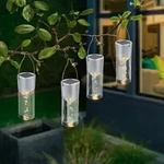 esotec Solar H&auml;ngeleuchten Acryl Bubbles 4er-Set Smart Sticks wetterfest...