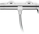 Duravit Wannen-Einhebelmischer Tulum AP, m Umstellventil, Wandmontage, chrom - Silber