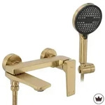 Badewannenarmatur Rea Premium Prime Geb&uuml;rstetes Gold - Gold