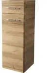 FACKELMANN Midischrank MILANO / Badschrank mit Soft-Close / Ma&szlig;e (B x H x T):...