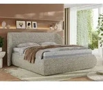 MKS MEBLE Polsterbett mit Bettkasten CAELA CLASSIC Bett mit Stauraum und