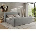 MKS MEBLE Doppelbett Polsterbett mit Lattenrost 140x200 EMORA CLASSIC DUO Bett...