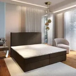 Masseno Boxspringbett GIARRO 160x200 cm Komplett-Set mit Bonell Matratze und Topper,