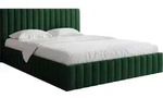 MIRJAN24 Polsterbett Lewezo, Doppelbett mit Bettkasten, Ehebett, Lattenrost (Farbe: