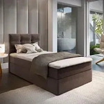 Masseno Boxspringbett GLOS 80 80x200 cm Komplett-Set mit Bonell Matratze und Topper,