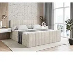 ALTDECOR Boxspringbett mit Fu&szlig;teil, H3 Matratze und Topper - 160x200 cm -...