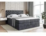 ALTDECOR Boxspringbett mit 2 Matratzen und Topper - 120x200 cm - BOXI8 KING -
