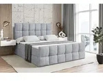 ALTDECOR Boxspringbett mit Fu&szlig;teil, H4 Matratze und Topper - 200x200 cm - RICAR-Z -