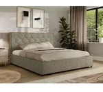MKS MEBLE LARINO CLASSIC Polsterbett 180x200 mit Bettkasten & Stauraum, inkl.