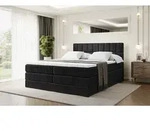 ALTDECOR Boxspringbett mit 2 Matratzen und Topper - 140x200 cm - MIAMI KING -...