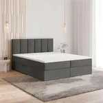Masseno Boxspringbett MERIL 180x200 cm Komplett-Set mit Bonell Matratze und...