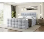 ALTDECOR Boxspringbett mit Matratze und Lattenrost - BRUGO -Z KING - 120x200 cm...