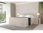ALTDECOR Boxspringbett mit Fu&szlig;teil - TOLO-Z KING 120x200 Cord - Creme -...