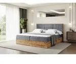 ALTDECOR Boxspringbett LOLLI1 mit H3-Matratze, Kopfteil und Bettkasten mit...