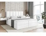ALTDECOR Boxspringbett mit H4 Matratze und Topper - 180 x 200 cm - BOXI1 - Wei&szlig;