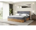 ALTDECOR Boxspringbett LOLLI4 mit H4-Matratze, Kopfteil und Bettkasten mit...