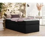 MKS MEBLE Boxspringbett 90x200 ZERO mit Bettkasten und Multipocket-Matratze -