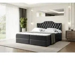 ALTDECOR Boxspringbett mit H3 Matratze und Topper - 160 x 200 cm - VILA-1 -...