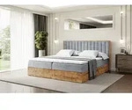 ALTDECOR Boxspringbett LOLLI4 mit H4-Matratze, Kopfteil und Bettkasten mit...