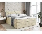 ALTDECOR Boxspringbett mit H3 Matratze-Bonellfederung, H4 Multipocket-Matratze...